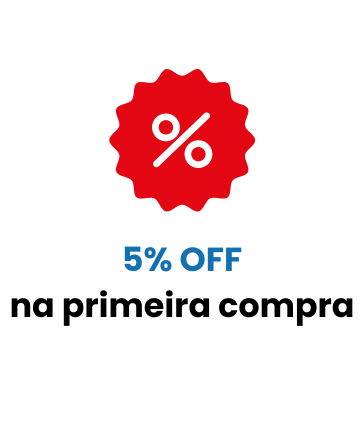 5% OFF na primeira compra