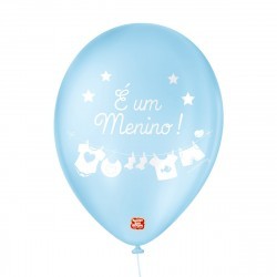 Balão Tema é um menino azul 9" unidade