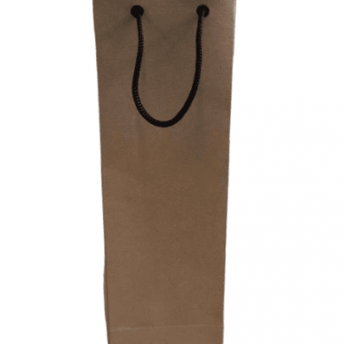 Embalagem presente garrafa de vinho papel pardo