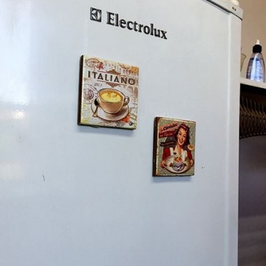 Azulejo Para Sublimação c/ imã de Geladeira