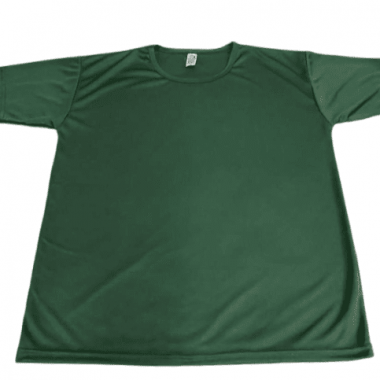 Camiseta Dry Fit Lisa Verde Militar