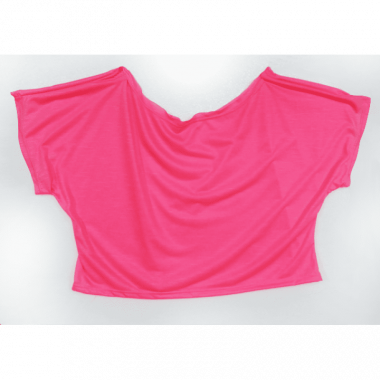 Cropped Morcego Rosa Florescente para Sublimação