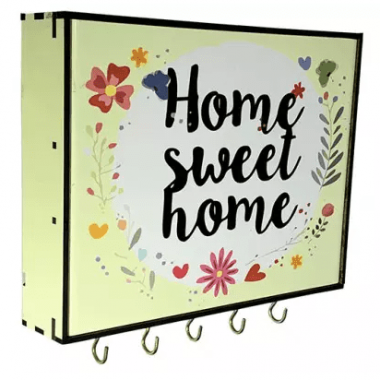 Porta Chaves em MDF 3mm com Azulejo 15x20 cm Brilho para Sublimação