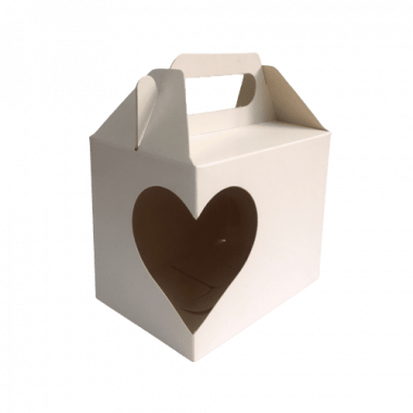 Caixinha Caneca Coração vazado lateral