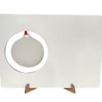 Calendário MDF para sublimação Bolinha de natal