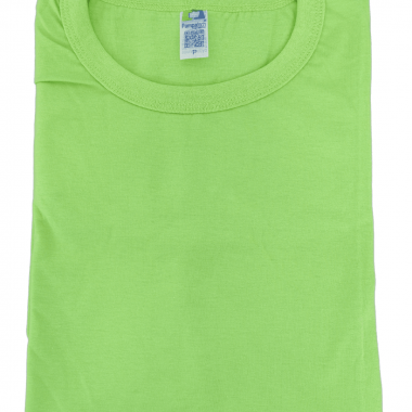 Camiseta Algodão Verde Limão - Alta gramatura 100%