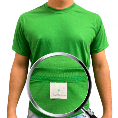 Camiseta Poliéster Verde bandeira  - LINHA SUBLIMÁTICA