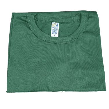 Camiseta Verde Militar P ao GG (100% Poliéster)