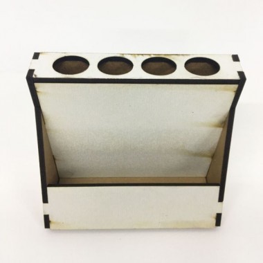 PORTA CANETAS E CARTÕES EM MDF