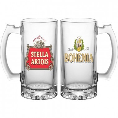 Caneca Chopp de Vidro LISO - 475mls