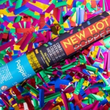 Lança Confete Metalizado Colorido 30cm