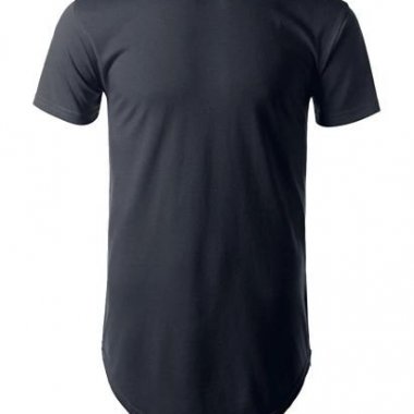 CAMISETA LONGLINE Preta unisex