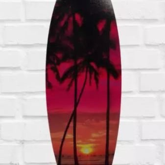 Placa prancha de surf em mdf para sublimação
