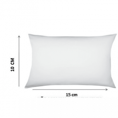 Almofada 10x15 cm (capa + enchimento)
