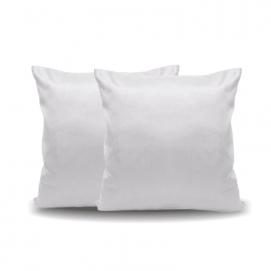Almofada Branca - 40x40 cm (capa + enchimento)