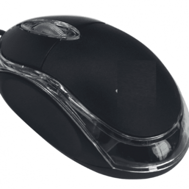 Mouse Óptico USB c/ fio - Preto