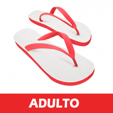 Chinelo Vermelho - Adulto