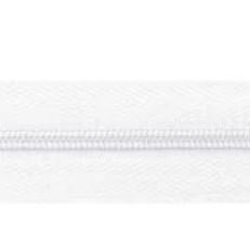 ZIPER DE NYLON FINO FIXO 50CM C/ 10 UNIDADES Branco