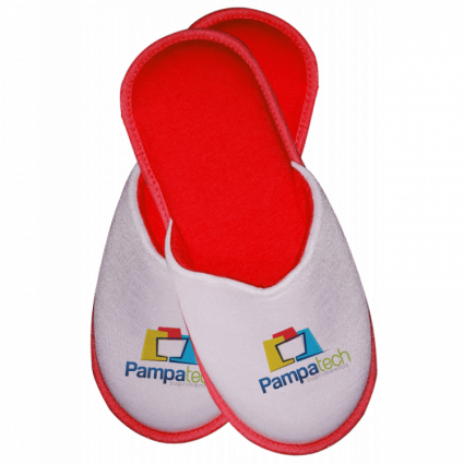 Pantufa Para Sublimação Vermelha