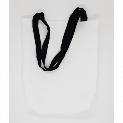 Bolsa Cordoba branca para Sublimação com alça Preta