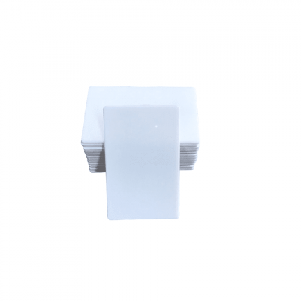 CARTÃO DE POLÍMERO BRANCO PARA SUBLIMAÇÃO 80x50 mm