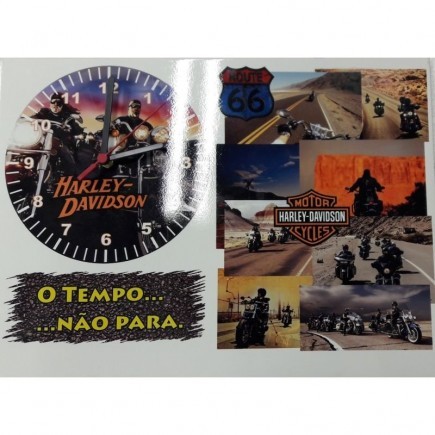 Relógio Azulejo de Cerâmica - 30x40cm