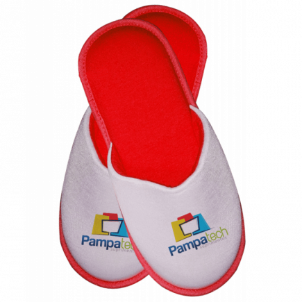 Pantufa Para Sublimação Vermelha