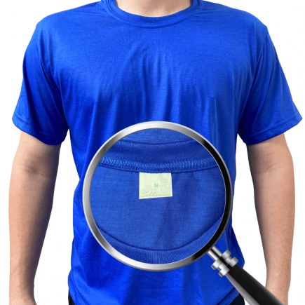 Camiseta azul royal  - LINHA SUBLIMÁTICA