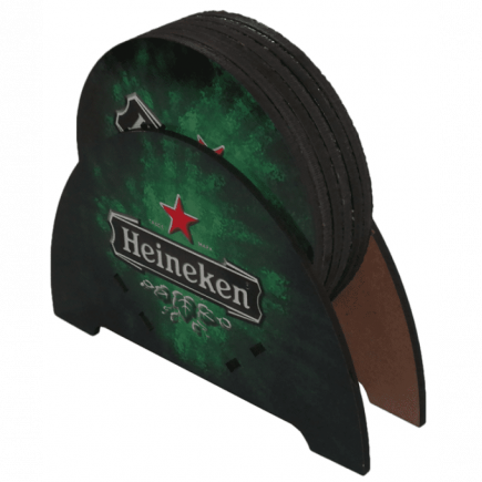 PORTA COPO para sublimação kit suporte + 6 unidades - MDF c/ cortiça