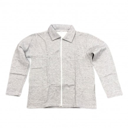Casaco Moletom com zíper Cinza mescla inverno