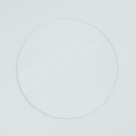 Azulejo para Sublimação Redondo Branco 18cm