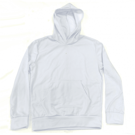 Moletom Canguru branco com capuz inverno