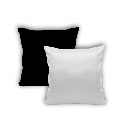Almofada Preta - 40x40 cm (capa + enchimento)