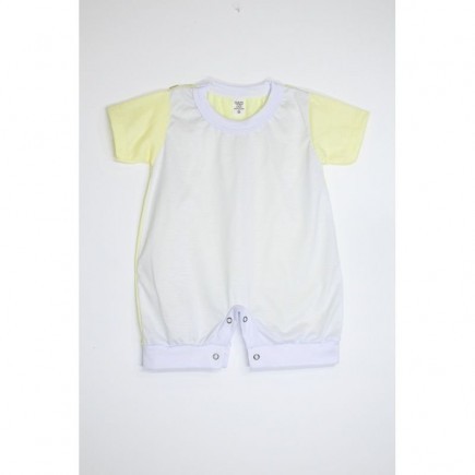 Body Macacão Raglan - Amarelo