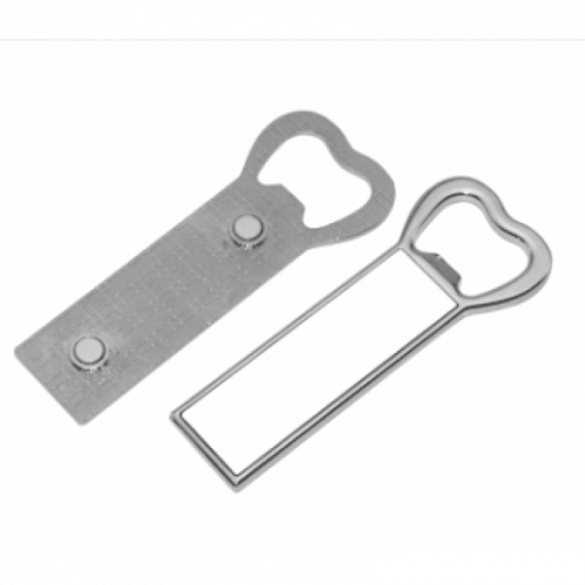 Abridor de garrafas com dois imãs