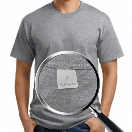 Camiseta Azul Celeste - Linha Sublimática