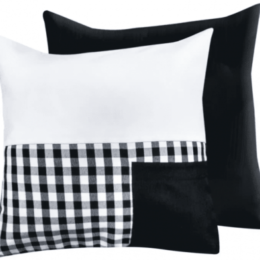 Capa de Almofada para Sublimar fundo xadrez - 30x30 cm