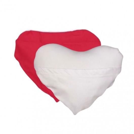 Almofada Coração c/ BOLSO 25x30 cm (capa + enchimento)