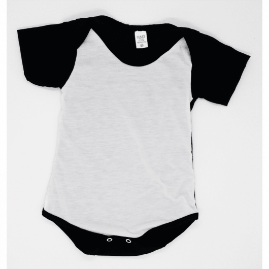 Body Raglan para Sublimação - PRETO