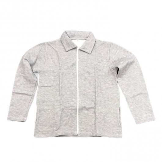 Casaco Moletom com zíper Cinza mescla inverno