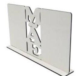 Porta retrato MÃE - MDF 18x26 e 28x13 brilho