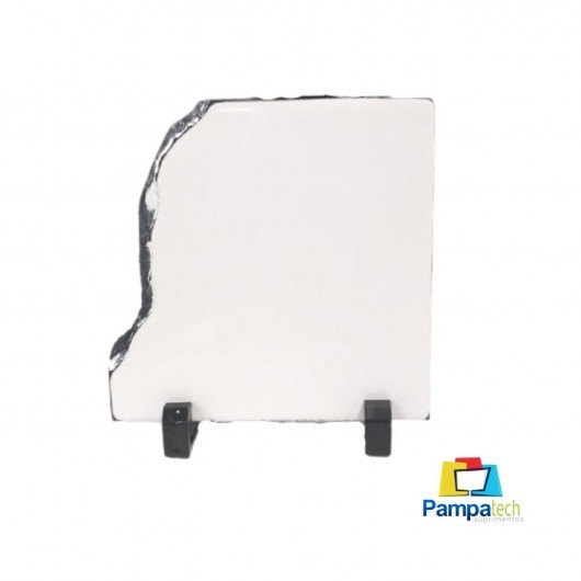 Porta Retrato em Pedra com Borda ondulada 15x15