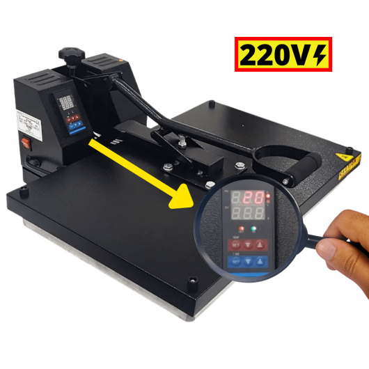 Prensa Térmica 40x60 plana VOLTAGEM 220V