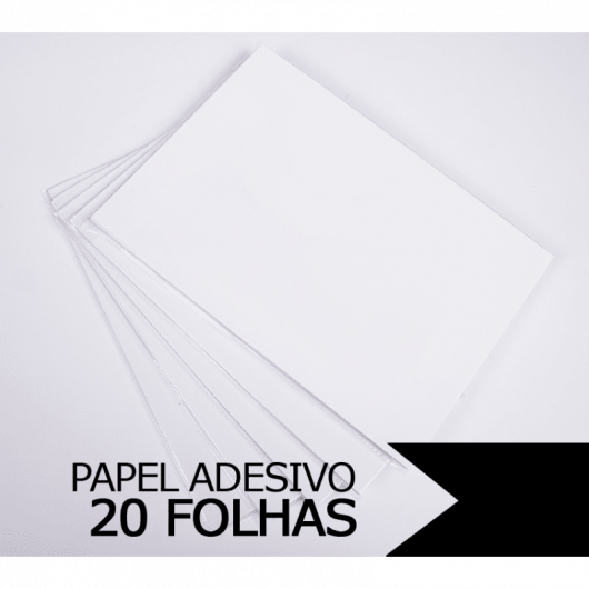 Papel Fotográfico Adesivo A4 Glossy 130g/135g 40 folhas
