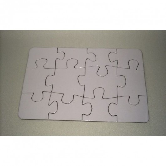 Quebra-Cabeça - 12 peças (Pacote com 4 unidades)