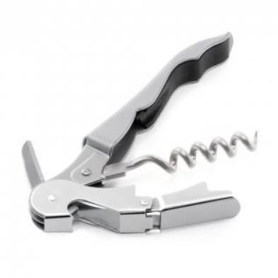 Saca-rolhas metal c/ abridor e canivete