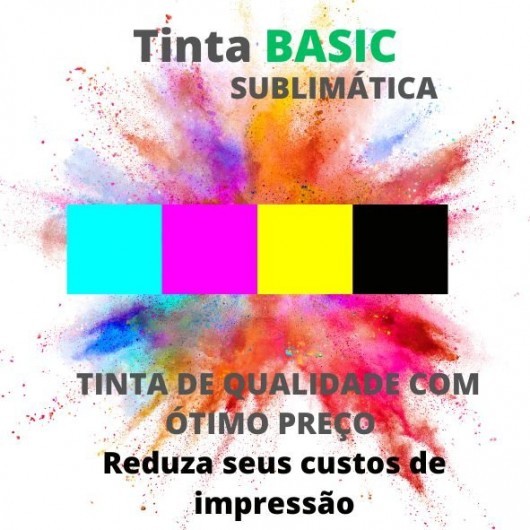 Tinta Sublimática kit 4 cores BASIC - custo benefício