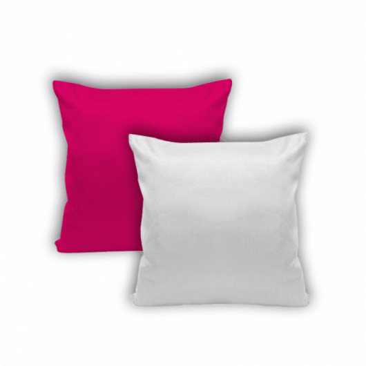 Almofada Rosa - 30x30 cm (capa + enchimento)