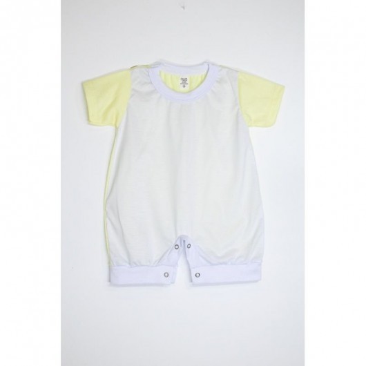 Body Macacão Raglan - Amarelo