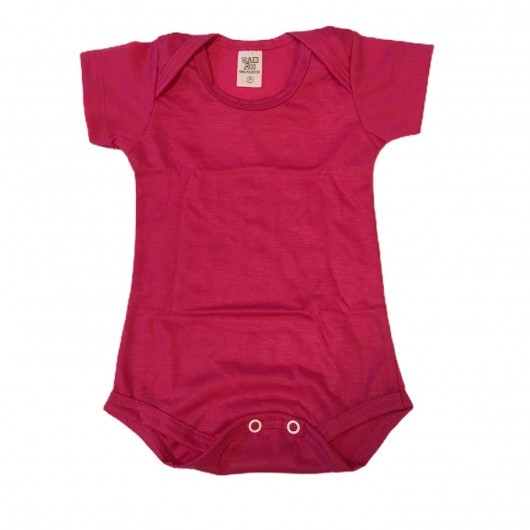Body LISO Manga Curta - ROSA PINK - TAMANHOS P AO GG
